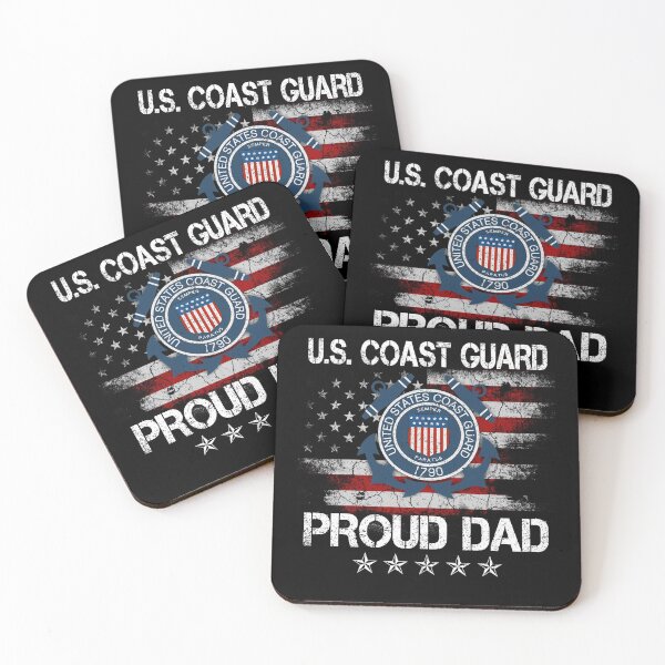 Item preview, Mens Proud Dad US Coast Guard Shirt- USCG designed and sold by Genesis68.
