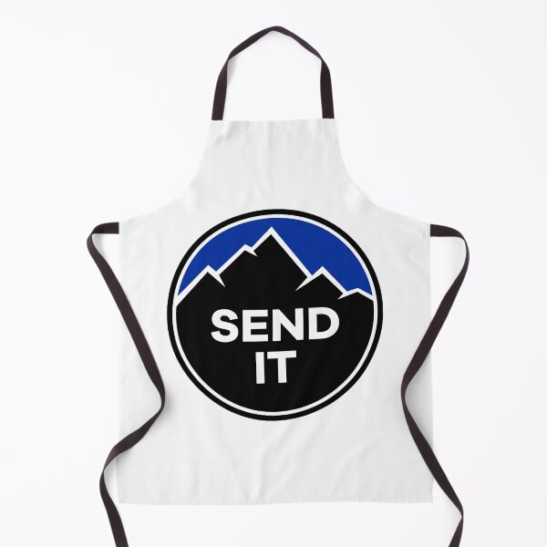 Item preview, Send It - Rock Climbing Mountain Inspirational Design - Blue designed and sold by Seth's Tees.