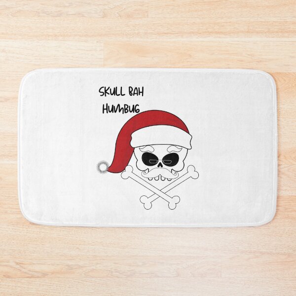 Item preview, Skull Bah Humbug Christmas,Funny Santa,Sleeveless Top,Christmas Skull designed and sold by piskwi.