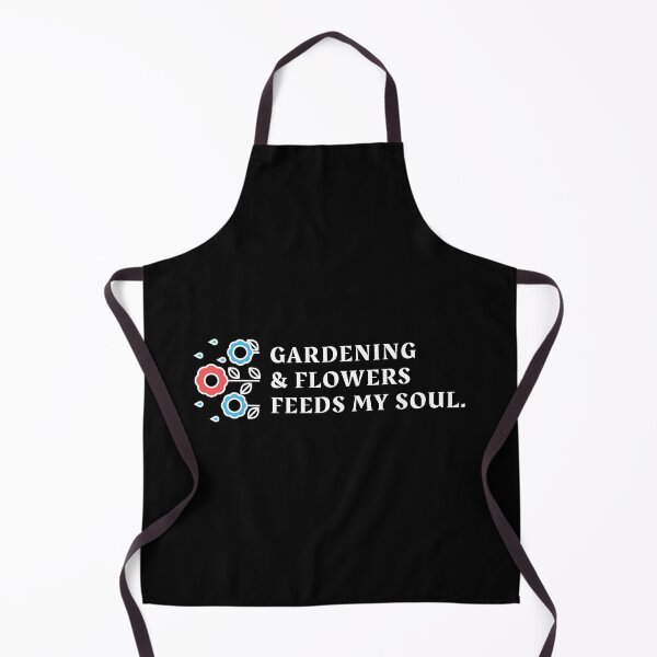 Artikelvorschau, Gartenarbeit und Blumen nähren meine Seele, lustige Gartenhobby-Sprüche entworfen und verkauft von Art Wear Nation.