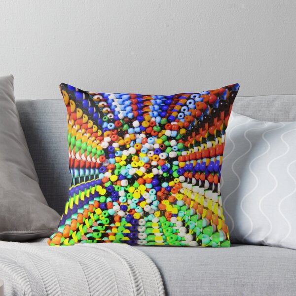 Item preview, Colorful Rainbow Bead Optical Illusion Pattern designed and sold by Mary Riley.