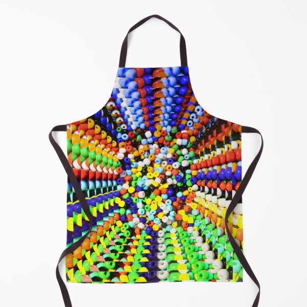 Item preview, Colorful Rainbow Bead Optical Illusion Pattern designed and sold by Mary Riley.