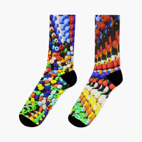 Item preview, Colorful Rainbow Bead Optical Illusion Pattern designed and sold by Mary Riley.