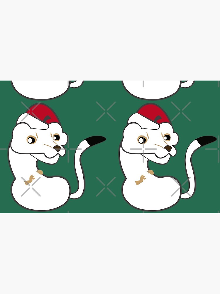 Elf Stoat Xmas Green de belettelepink