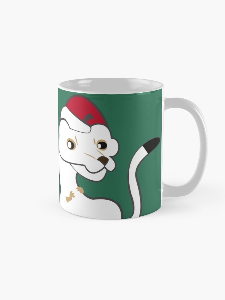 Vista alternativa de Taza Elf Stoat Xmas Green