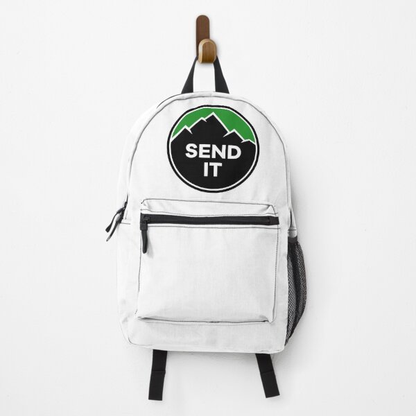 Item preview, Send It - Rock Climbing Mountain Inspirational Design - Green designed and sold by Seth's Tees.