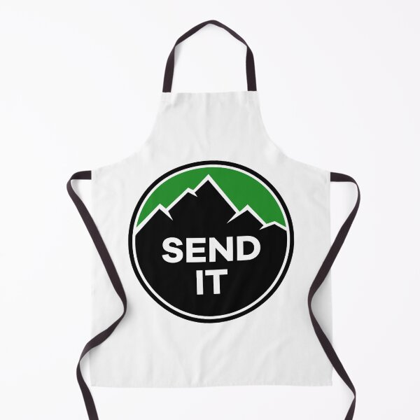 Item preview, Send It - Rock Climbing Mountain Inspirational Design - Green designed and sold by Seth's Tees.