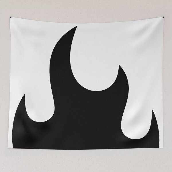 Item preview, Blazing Black Flames designed and sold by Dator.