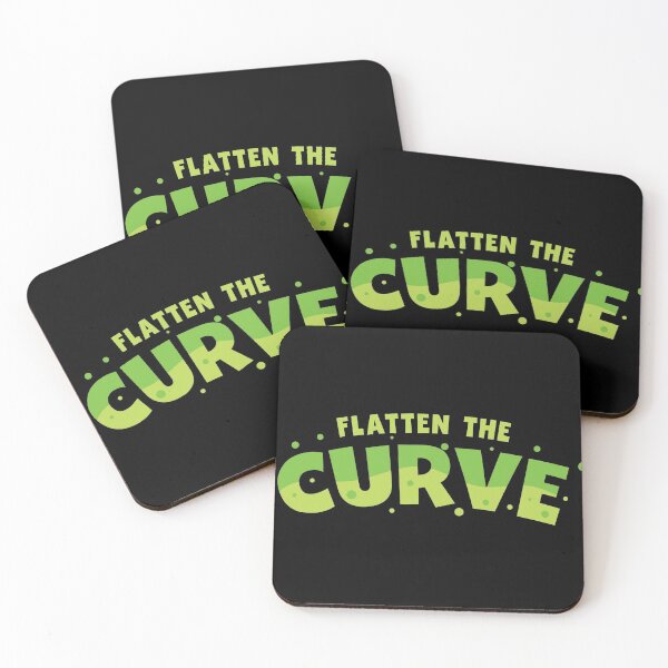 Item preview, Flatten the Curve (covid 19) designed and sold by ThePrintCrafty.