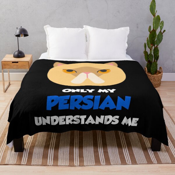 Item preview, Only My Cat Understands Me – Cute Persian Fluffy Kitty designed and sold by The Green Corner.