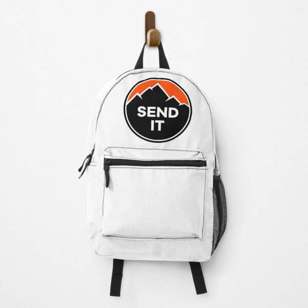 Item preview, Send It - Rock Climbing Mountain Inspirational Design - Orange designed and sold by Seth's Tees.