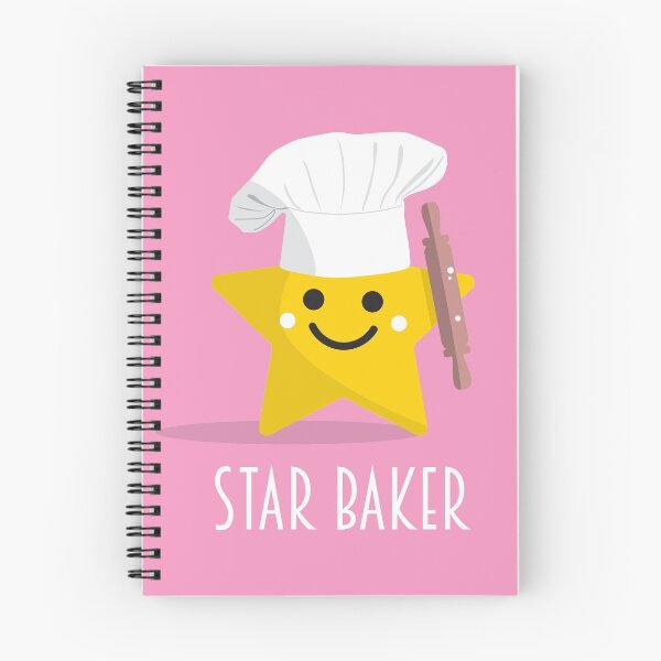 Item preview, Cute Star Baker with Rolling Pin - Pink designed and sold by VicEllisArt.