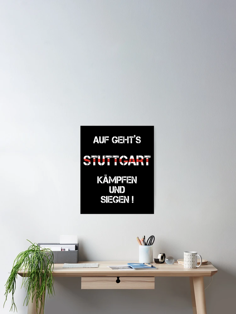Thumbnail 2 of 3, Poster, Stuttgart designed and sold by GeogDesigns.