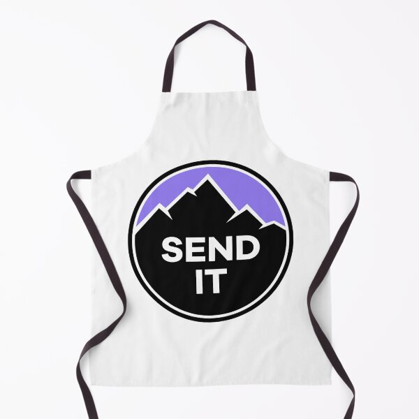 Item preview, Send It - Rock Climbing Mountain Inspirational Design - Purple designed and sold by Seth's Tees.