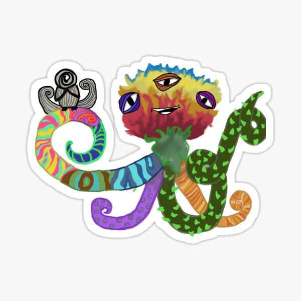 Monseter Creature Sticker