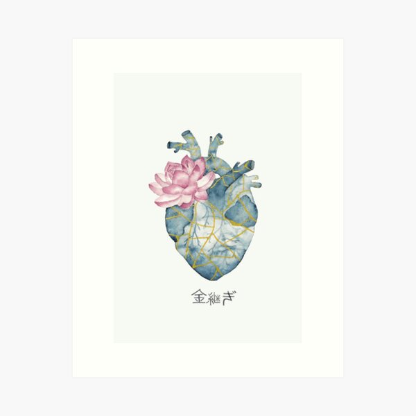 Item preview, Kintsugi Heart - 金継ぎ designed and sold by Bruna Di Giacomo.