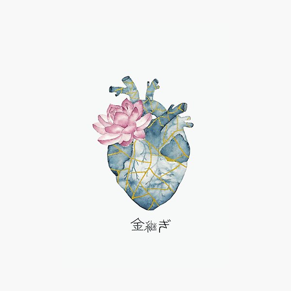 Item preview, Kintsugi Heart - 金継ぎ designed and sold by Bruna Di Giacomo.