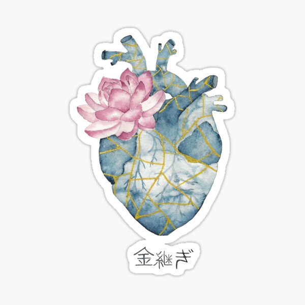 Item preview, Kintsugi Heart - 金継ぎ designed and sold by Bruna Di Giacomo.