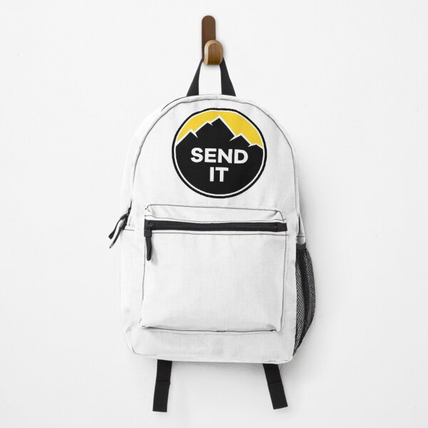 Item preview, Send It - Rock Climbing Mountain Inspirational Design - Yellow designed and sold by Seth's Tees.