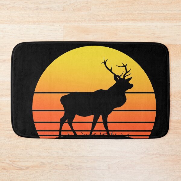 Item preview, Silhouette Deer Sunset designed and sold by joabaj.