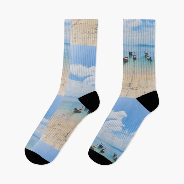 Item preview, Longtail Boats close to the beach in Thailand. designed and sold by Worranarin.