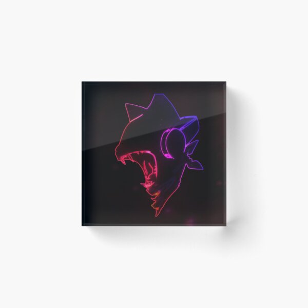 Monstercat neon Acrylic Block
