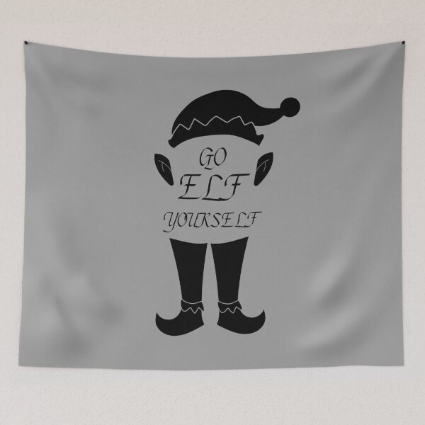 Item preview, "Go Elf yourself" Funny Elf Christmas designed and sold by AshzShop.