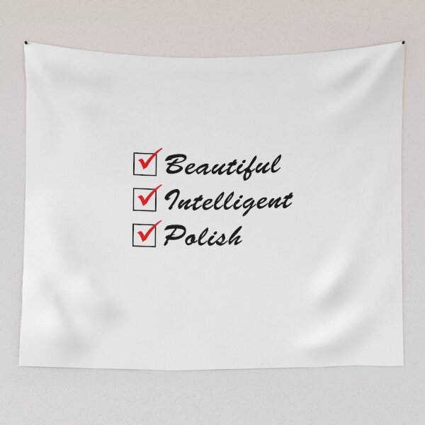 Item preview, Beautiful Intelligent Polish designed and sold by jaycartoonist.