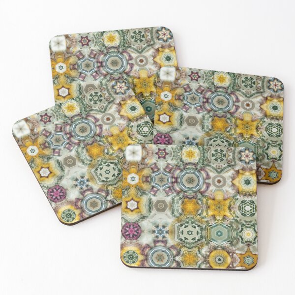 Item preview, Fractal digital kaleidoscope patchwork designed and sold by Digibee.