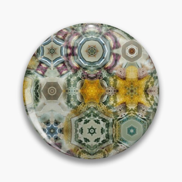 Item preview, Fractal digital kaleidoscope patchwork designed and sold by Digibee.