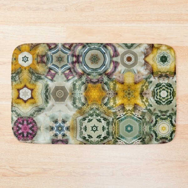 Item preview, Fractal digital kaleidoscope patchwork designed and sold by Digibee.