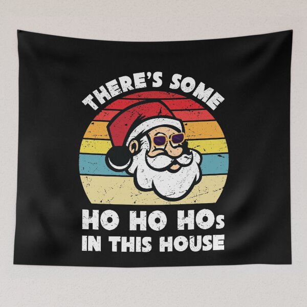 Artikelvorschau, Es gibt einige Ho Ho Hos in diesem Haus Weihnachten Retro Santa entworfen und verkauft von TheMattDesigns.