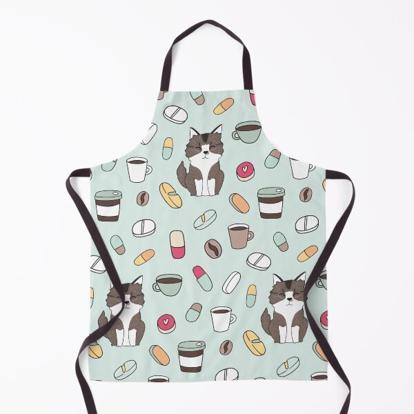 Item preview, Cat, coffee, pills designed and sold by kostolom3000.