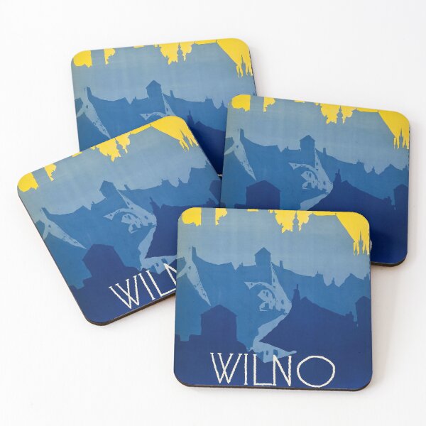 Item preview, retro classic Wilno poster designed and sold by CorasPosters.