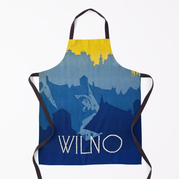 Item preview, retro classic Wilno poster designed and sold by CorasPosters.