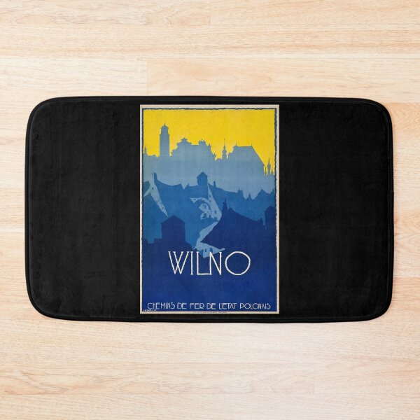 Item preview, retro classic Wilno poster designed and sold by CorasPosters.