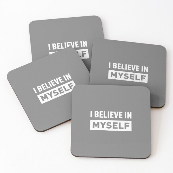 Item preview, I BELIEVE IN MYSELF (White Version/ Grey BG) designed and sold by FilipeFerreira.