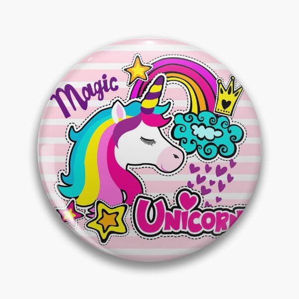 Item preview, Cartoon Colorful Magic Unicorn designed and sold by tshirtsmk.