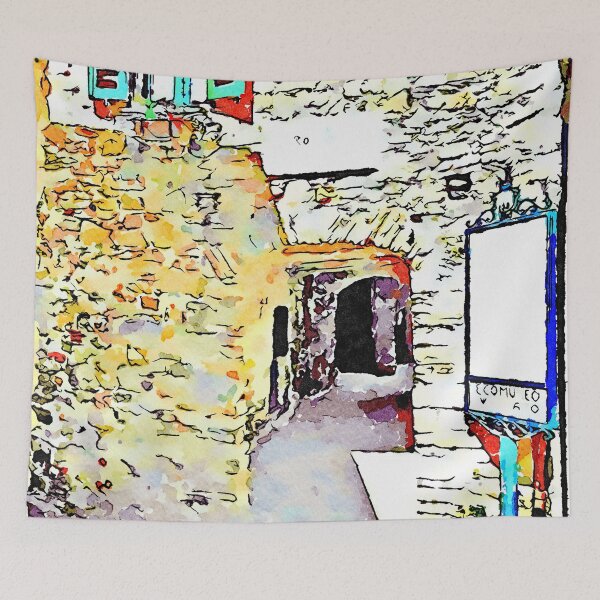 Item preview, Vatolla: foreshortening of alley designed and sold by Giuseppe Cocco.