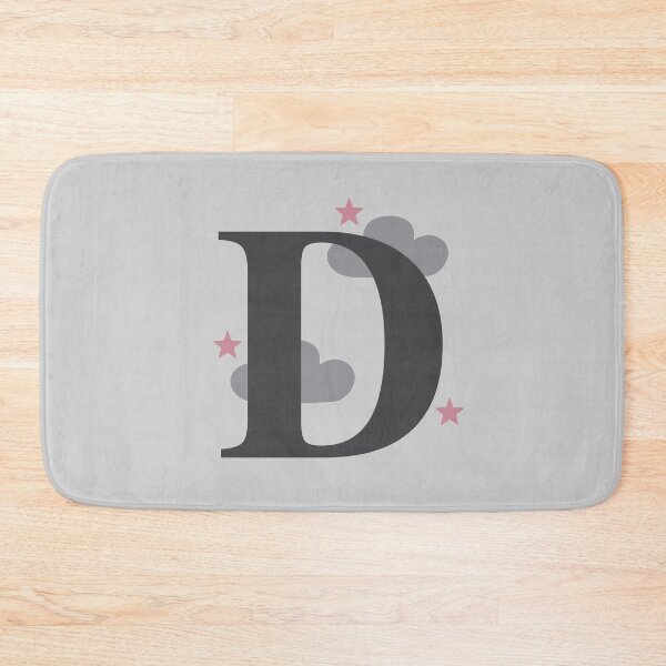 Artikelvorschau, Pink Stars & Clouds - Personalisierter D-Name, Initiale, Monogramm entworfen und verkauft von CocoandDaisy.