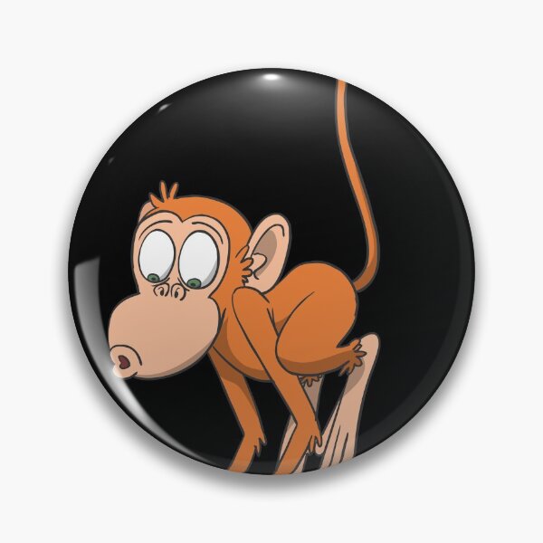 Item preview, Monkey in yoga crane pose designed and sold by Monkey Ful.