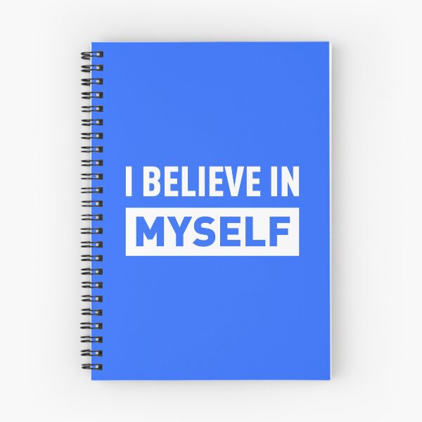 Item preview, I BELIEVE IN MYSELF (White Version/Blue BG) designed and sold by FilipeFerreira.