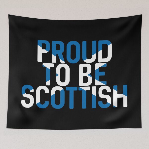 Item preview, Orgulloso de ser escocés, diseño de eslogan de bandera escocesa de Saltire designed and sold by MacPean.