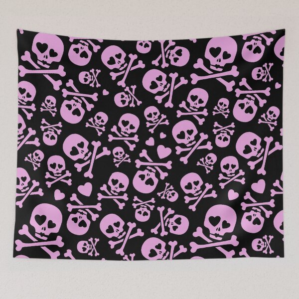 Item preview, Pink Skull leggings ,Pastel Goth,Aesthetic clothes,Harajuku clothing, pink goth fashion ,pink gothic,pastel goth clothing, bubble goth designed and sold by TheNakednun.