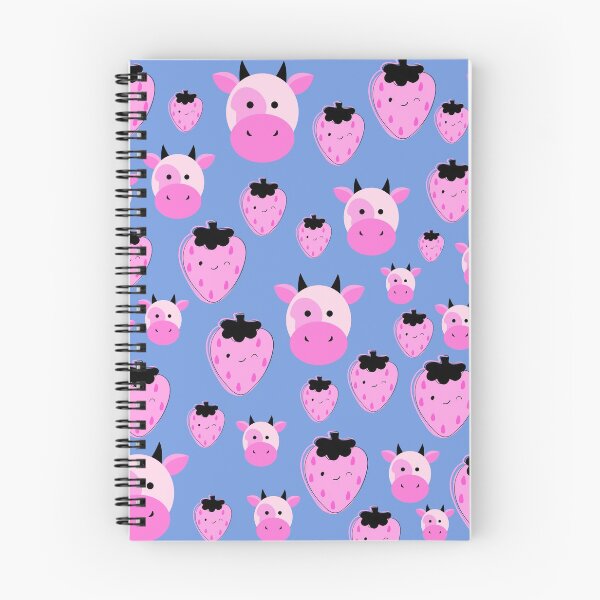 Item preview, Strawberry Pink Cow pattern designed and sold by pumpqin.