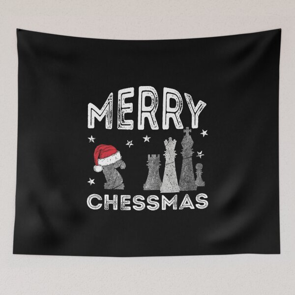 Item preview, Merry Chessmas Christmas Chess gift for Chess Player designed and sold by Kalli-design.