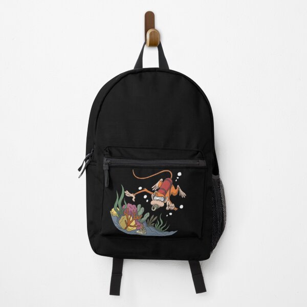 Item preview, Monkey diving in coral reef designed and sold by Monkey Ful.