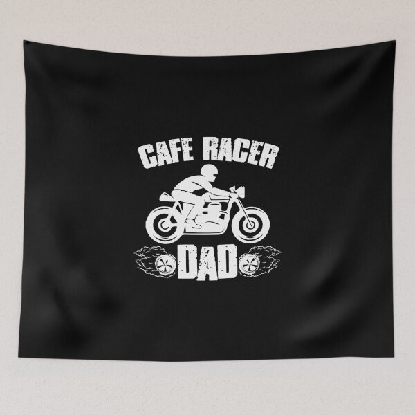Item preview, Cafe Racer Father Fathers Day Gift Motorcycle designed and sold by Nessshirts.