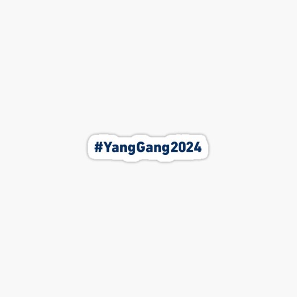 Yang Gang 2024 Sticker For Sale By Hadicazvysavaca Redbubble   St,small,507x507 Pad,600x600,f8f8f8 