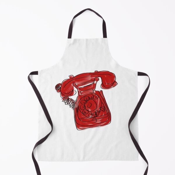 Item preview, Red old telephone designed and sold by crikz.